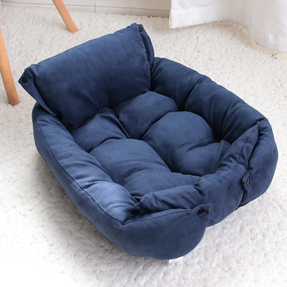 A warming quilted donut dog bed — supplier photograph 9 of 9