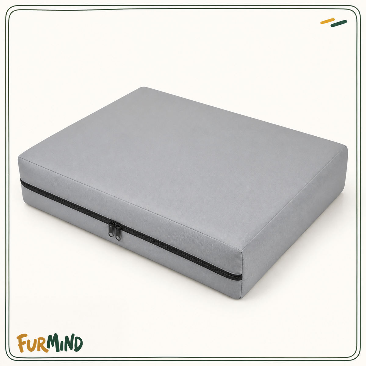 Gray double-zipper oxford box cover
