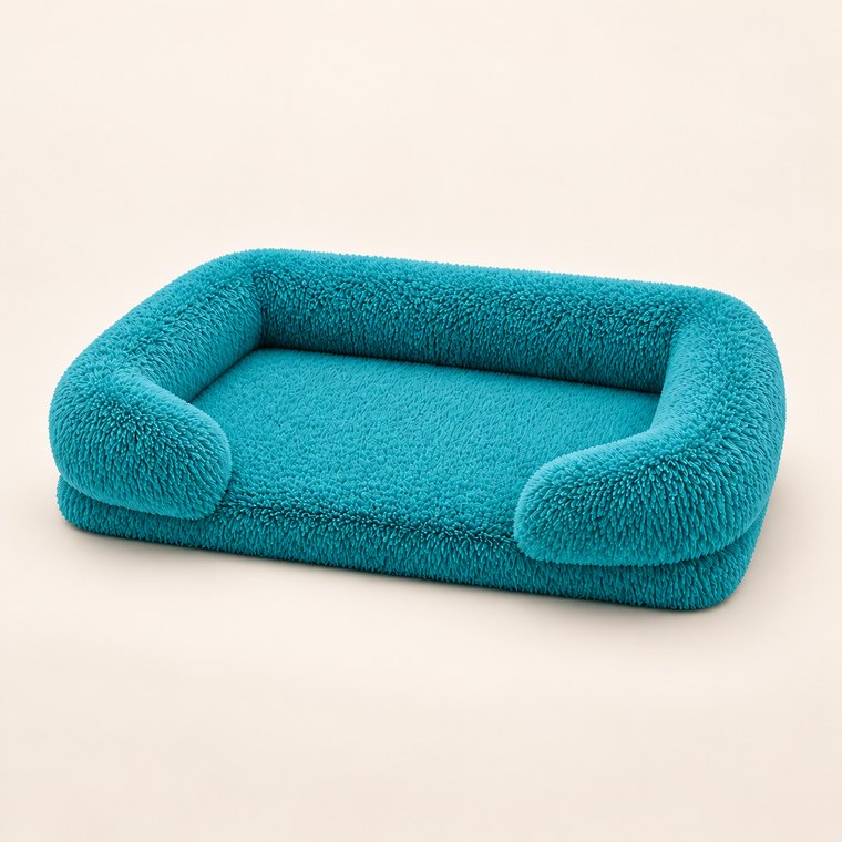 Square Plush Dog Bed