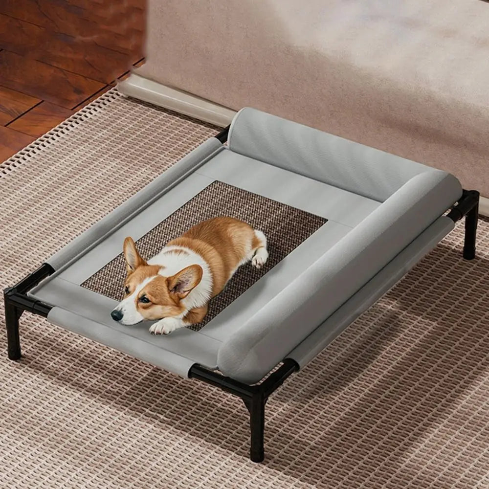 A raised dog bed on legs — supplier photograph 2 of 8