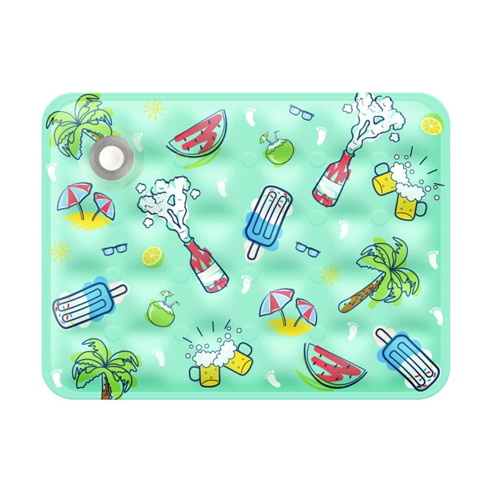 A mint green cooling gel mat for dogs — supplier photograph 9 of 10