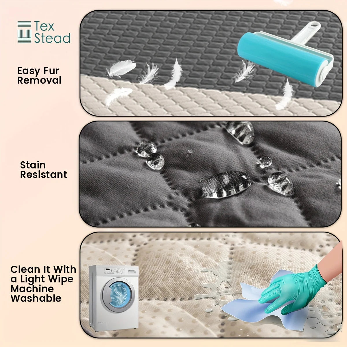 A waterproof quilted sofa dog bed — supplier photograph 5 of 8
