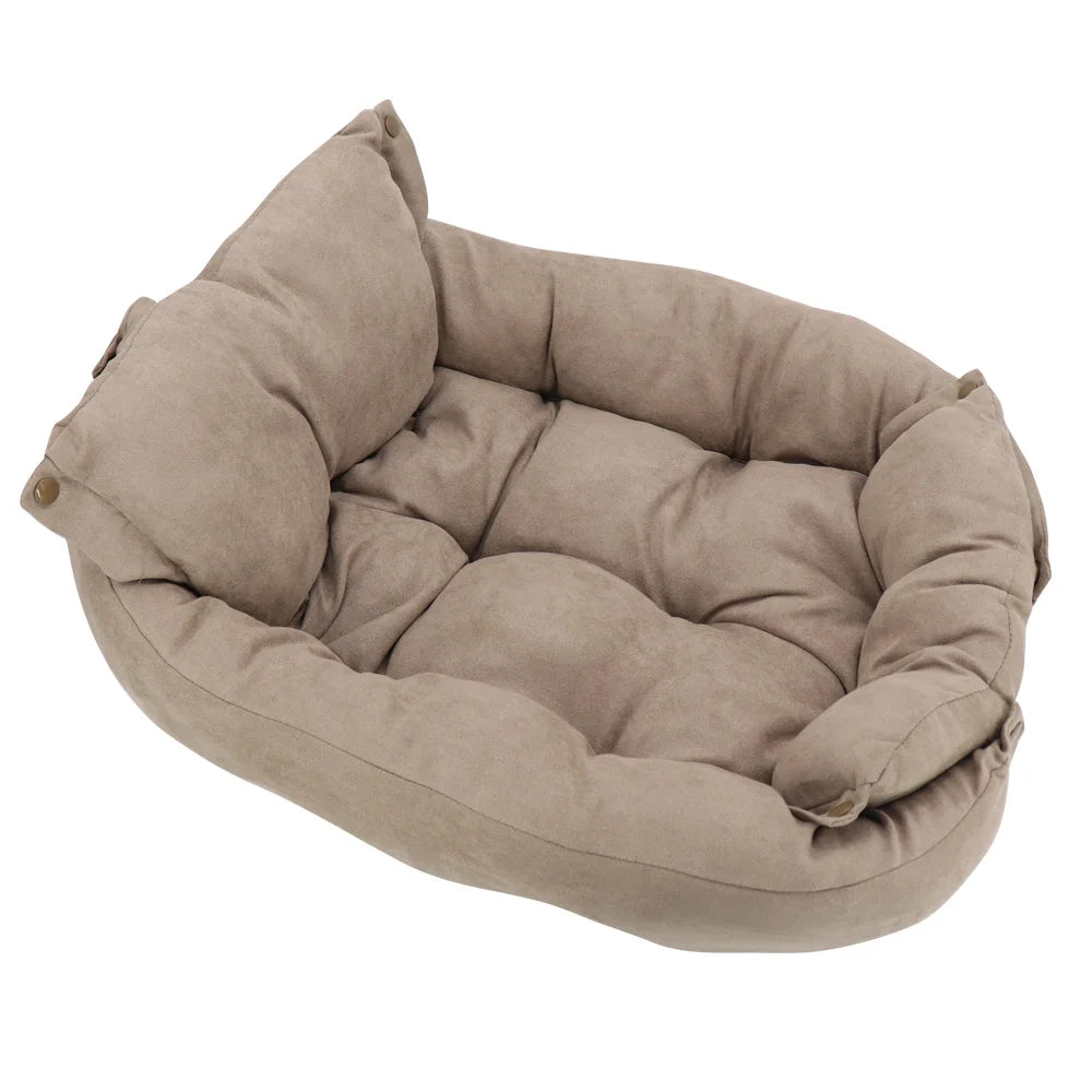 A dog bed with sides on three edges — supplier photograph 9 of 9