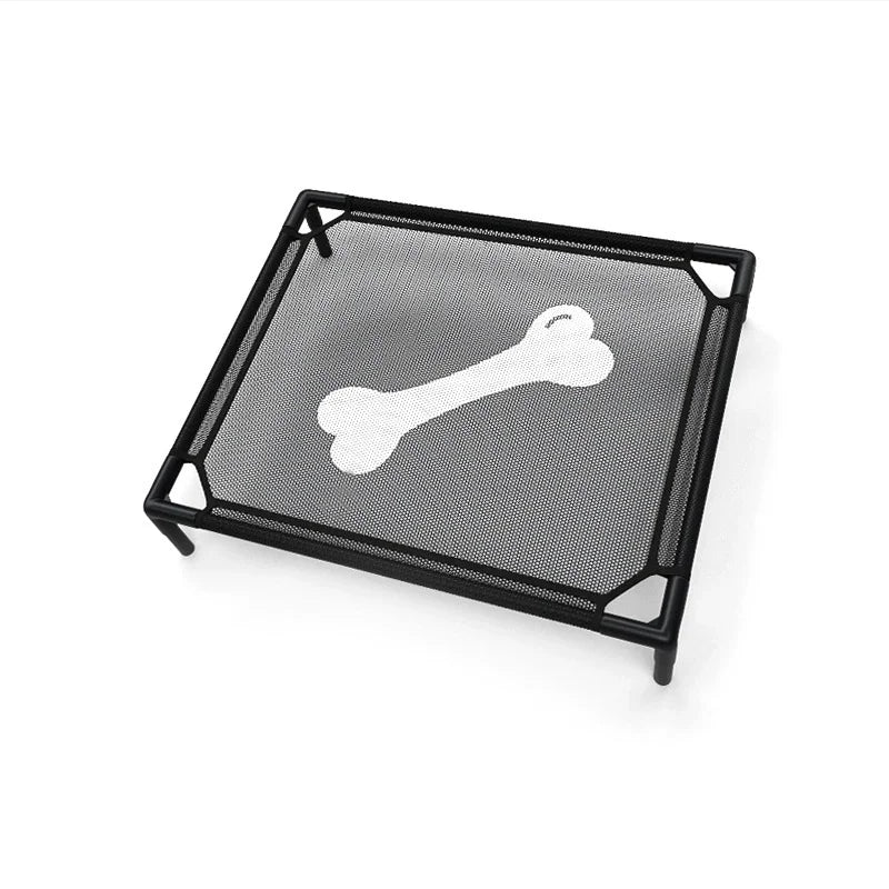The 1pc new style colourway of the elevated dog bed with mesh top