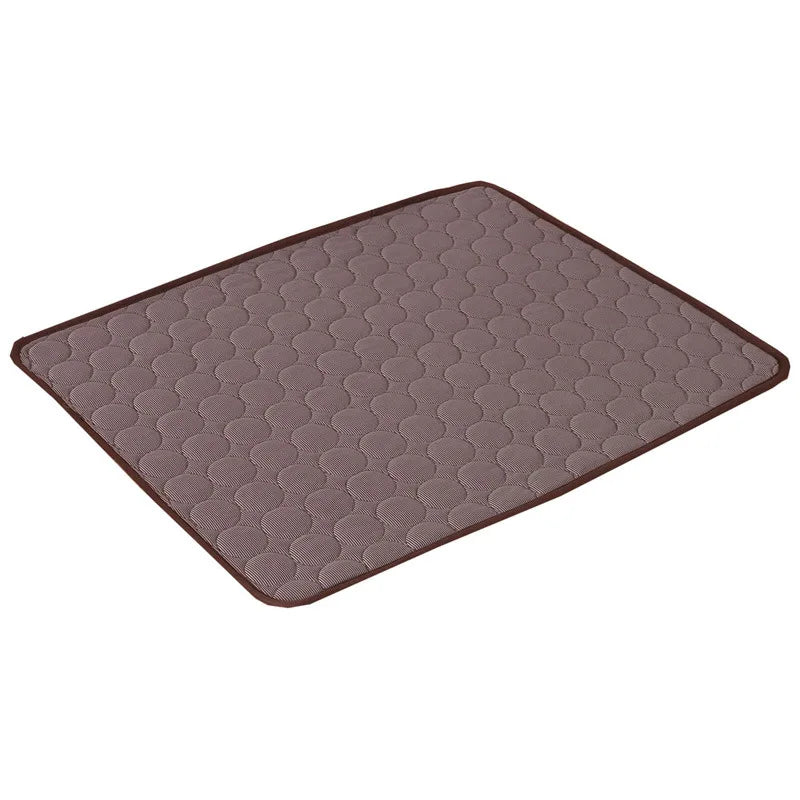 The coffee colourway of the ice pad cooling dog bed