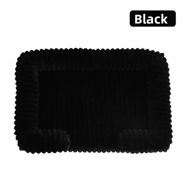A waterproof corduroy sofa dog bed