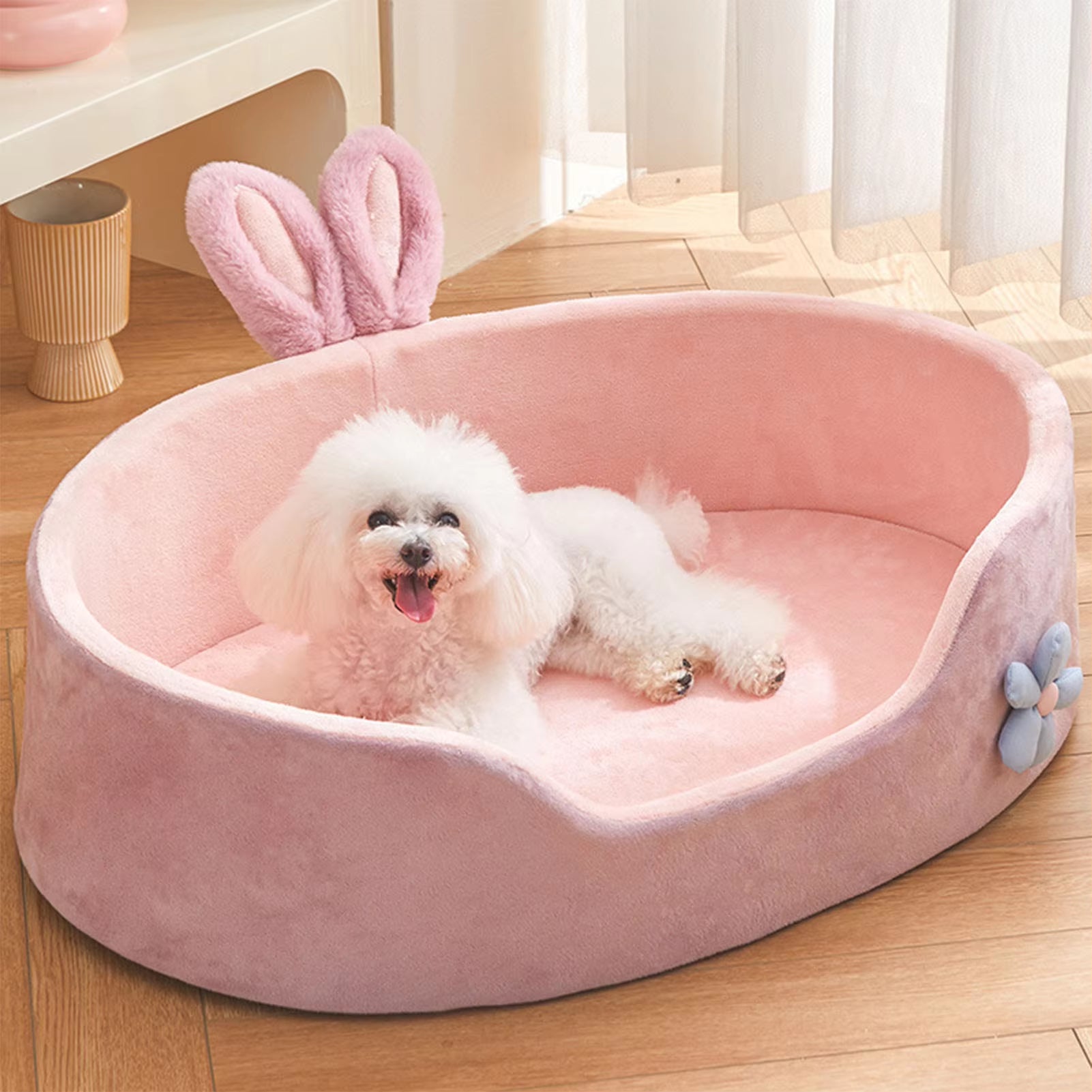 A bolster dog bed — supplier photograph 2 of 7