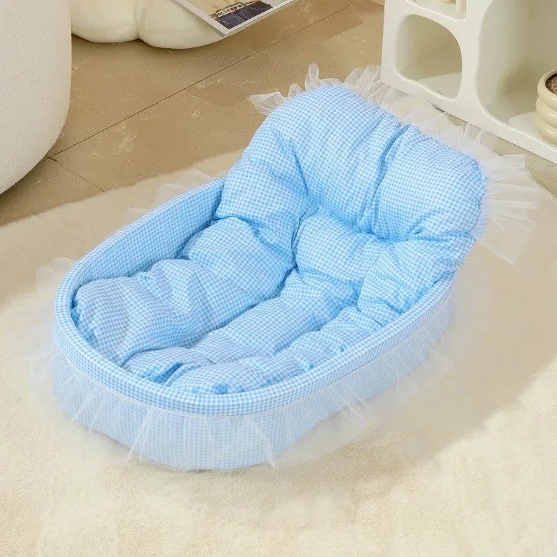 A quilted donut dog bed — supplier photograph 9 of 9