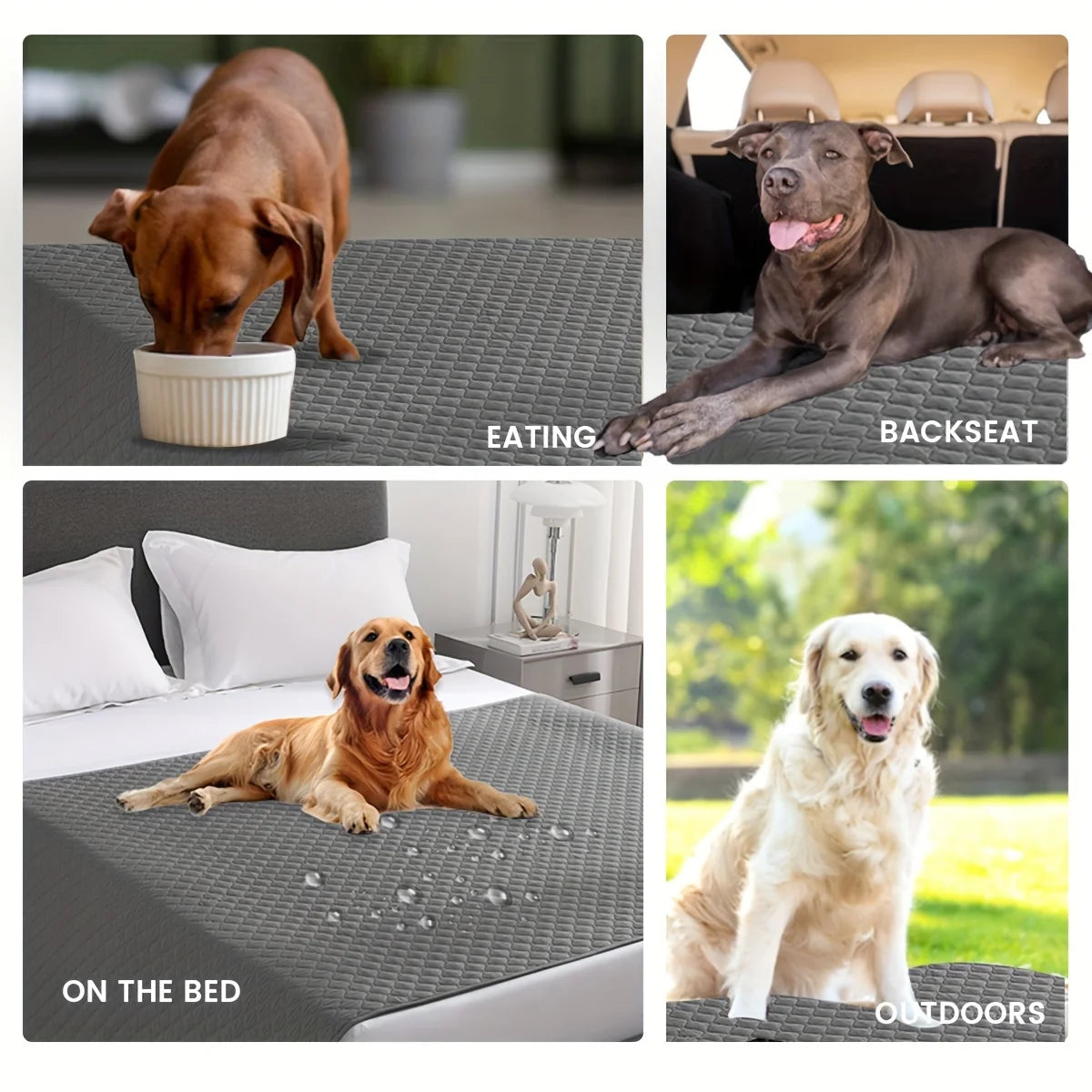 A waterproof quilted sofa dog bed — supplier photograph 4 of 8
