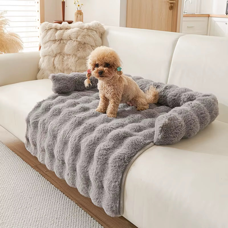 A plush sofa dog bed — supplier photograph 8 of 11