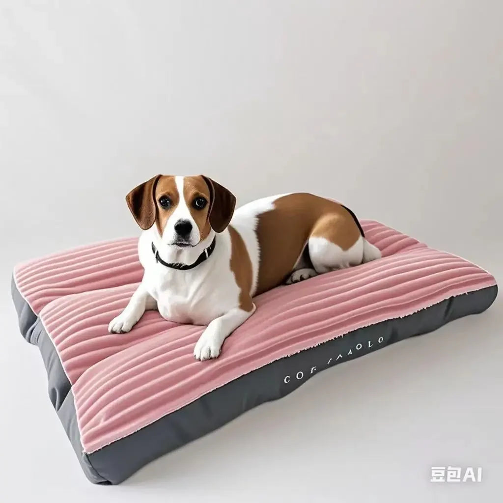 A flat dog bed pad, washable — supplier photograph 4 of 10