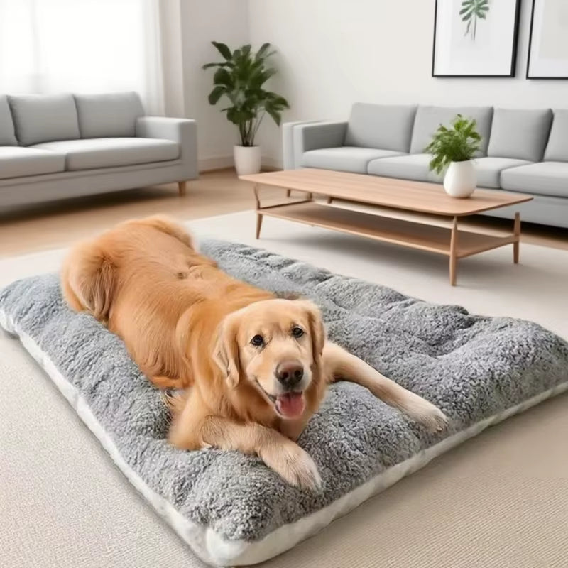 A dog bed with sides on three edges — supplier photograph 2 of 7