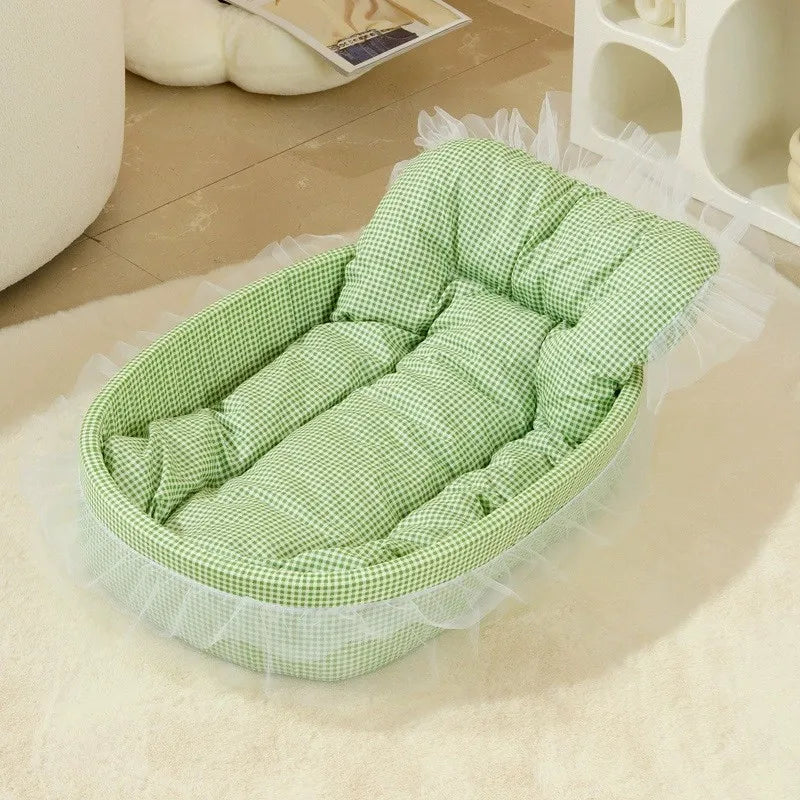 A quilted donut dog bed — supplier photograph 8 of 9