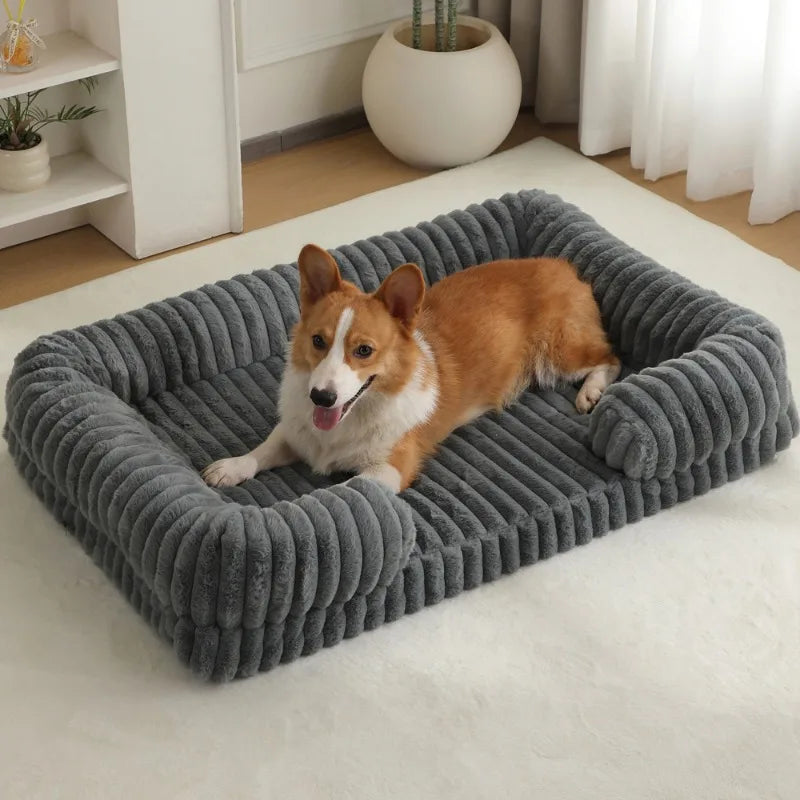 A waterproof corduroy sofa dog bed — supplier photograph 2 of 19