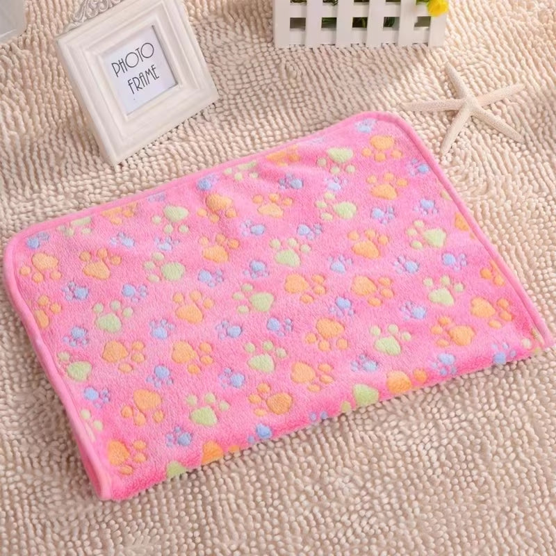 A tan fleece mat for dogs — supplier photograph 9 of 10