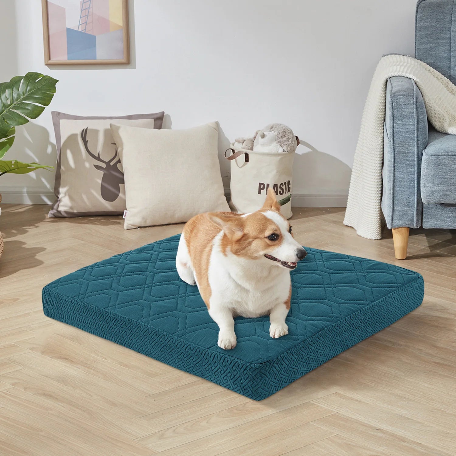 A washable cover for a dog bed, waterproof and washable — supplier photograph 3 of 12