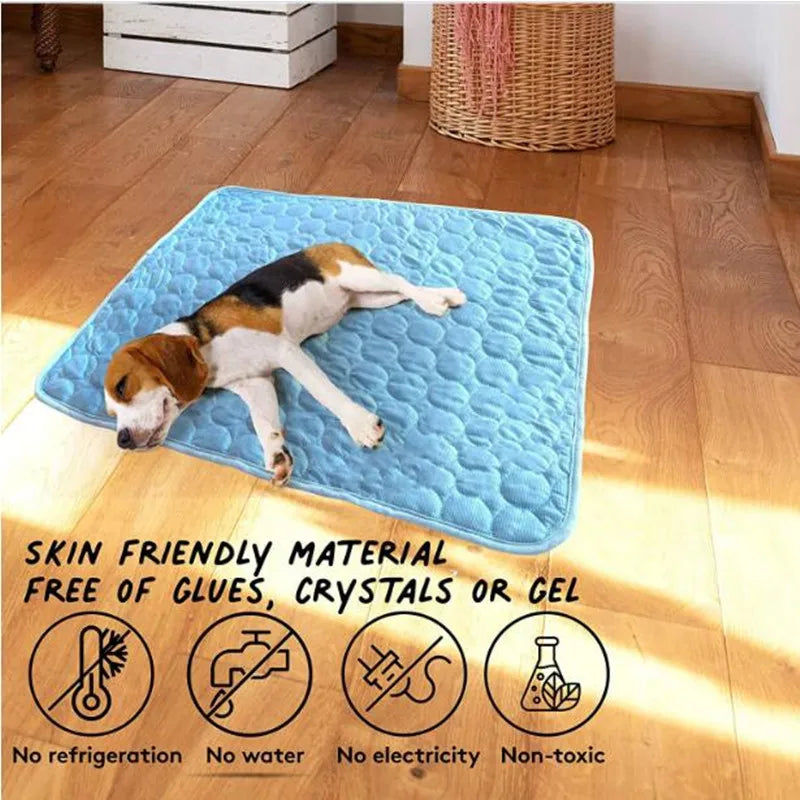 A flat cooling mat for a dog, washable — supplier photograph 6 of 11