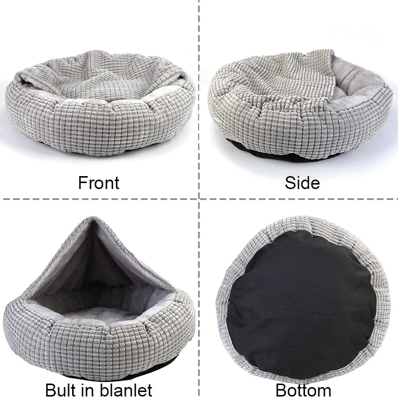 A warming fleece donut dog bed — supplier photograph 5 of 7