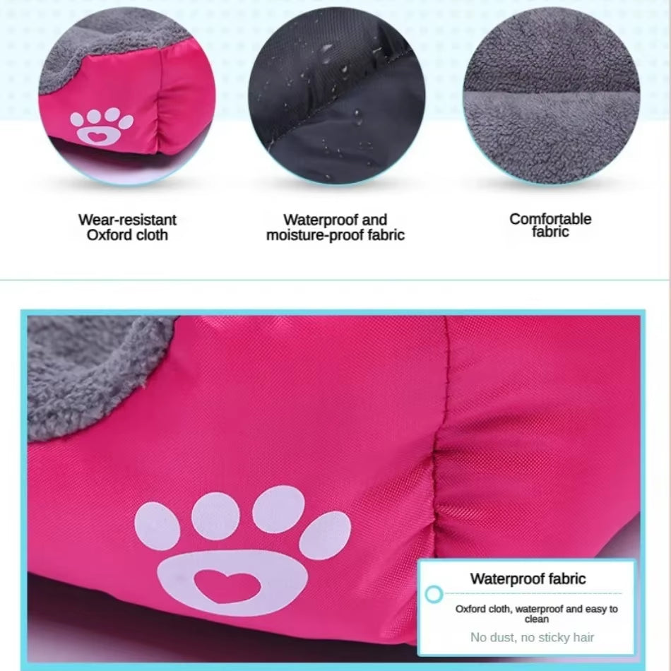 A dog bed with sides on three edges, washable — supplier photograph 5 of 20
