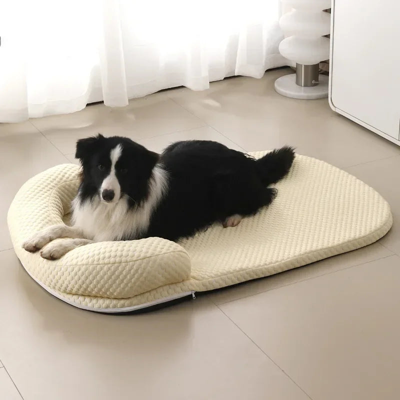A cooling ice silk sofa dog bed — supplier photograph 3 of 10