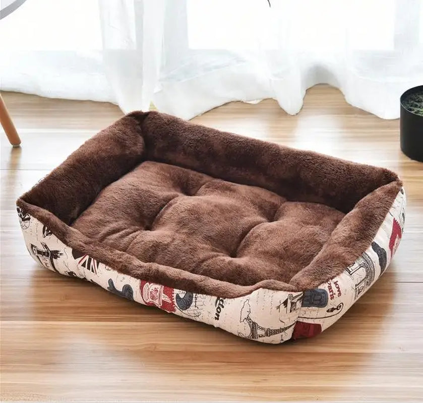 A fleece sofa dog bed — supplier photograph 12 of 23