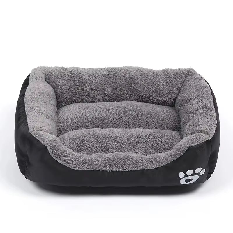 A dog bed with sides on three edges, washable — supplier photograph 19 of 20