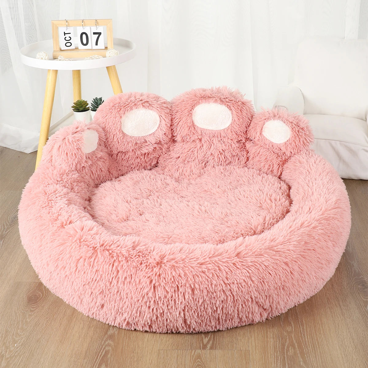 A dog bed with sides on three edges — supplier photograph 9 of 9