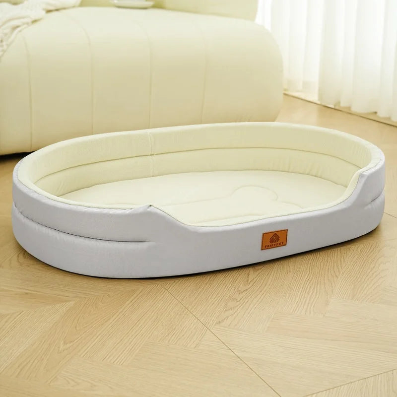 A dog bed with sides on three edges, waterproof and washable — supplier photograph 7 of 10