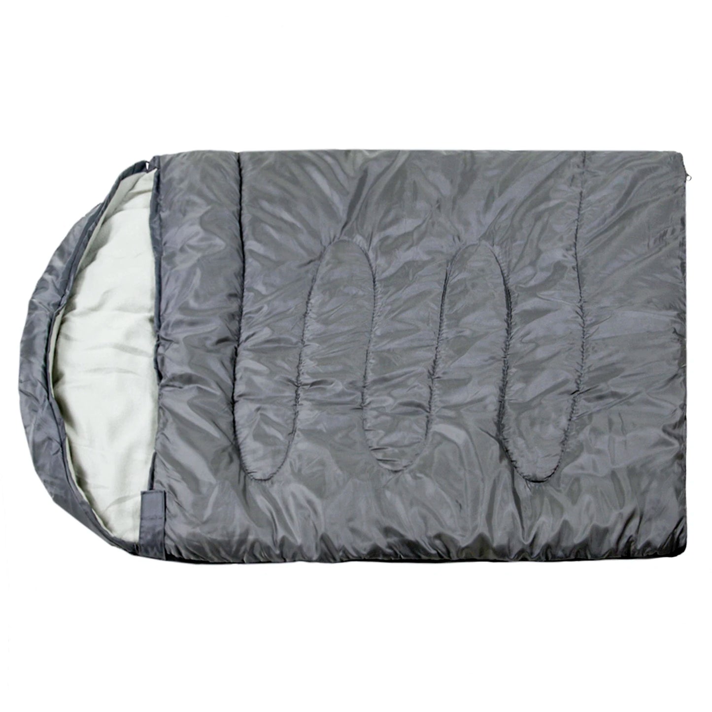 The grey colourway of the waterproof covered dog bed