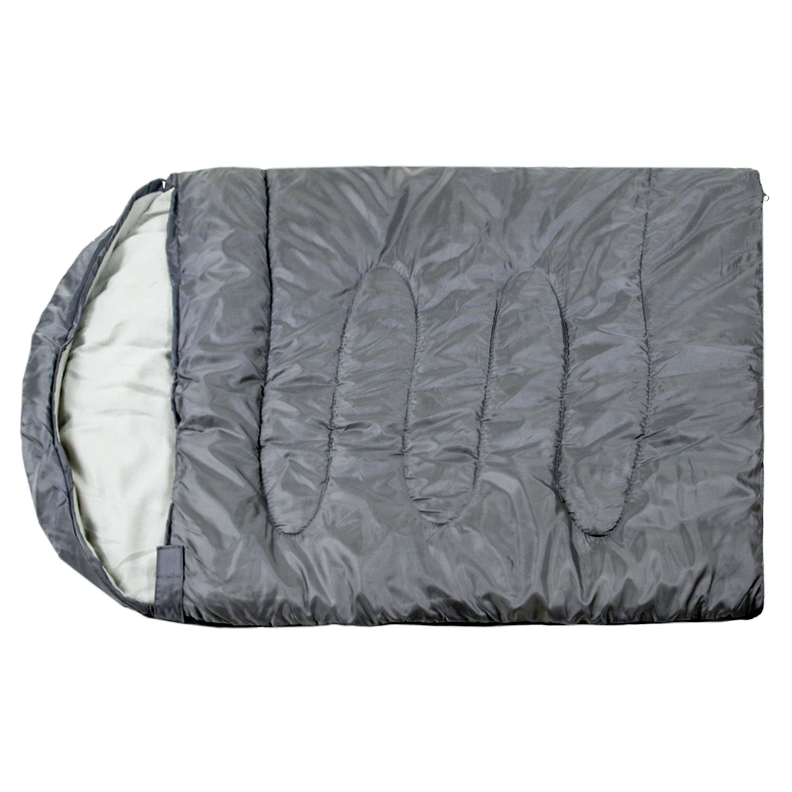 The grey colourway of the waterproof covered dog bed
