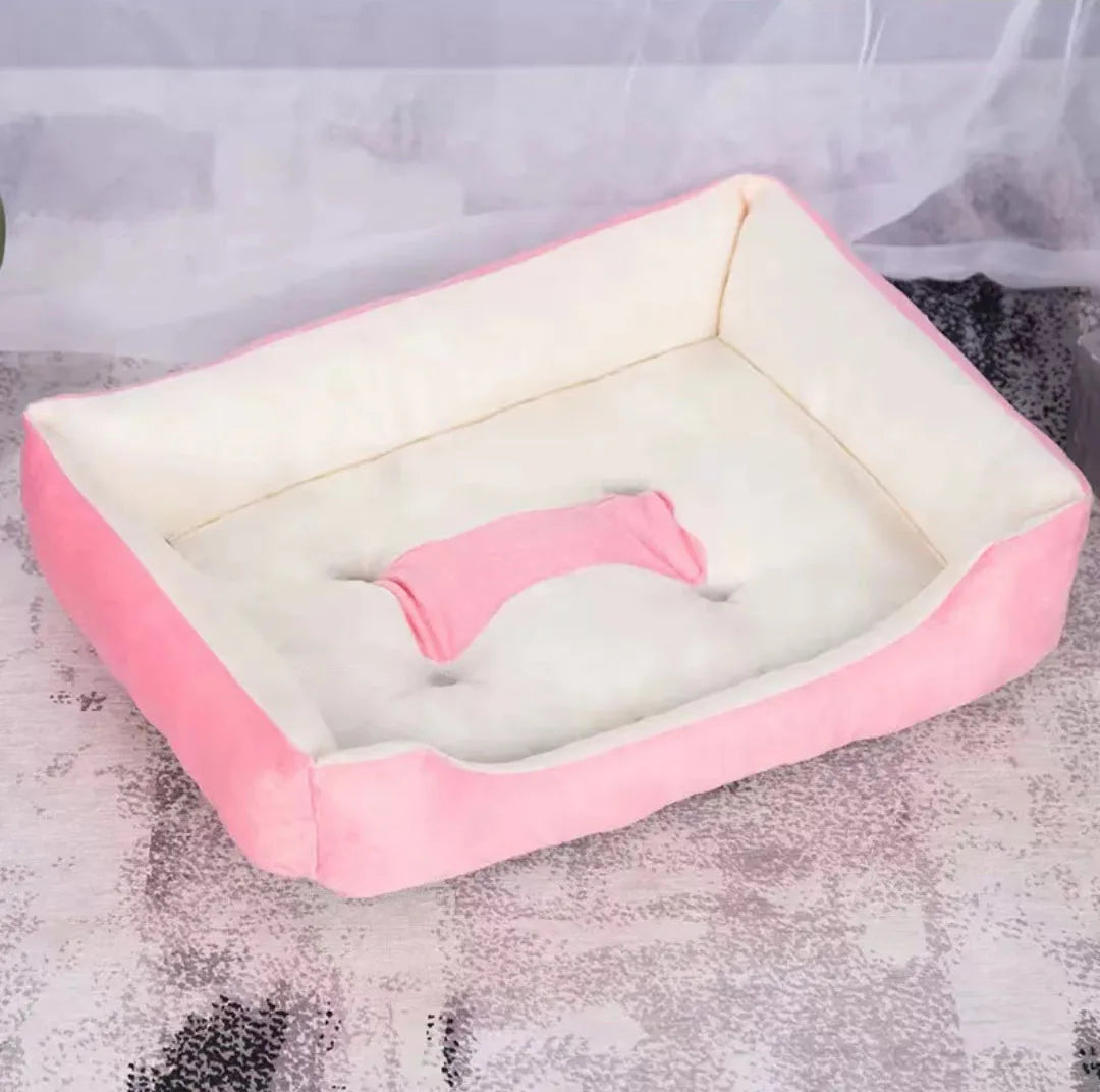 A fleece sofa dog bed — supplier photograph 20 of 23