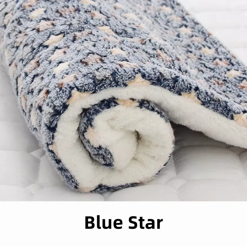 A grey fleece mat for dogs — supplier photograph 10 of 13