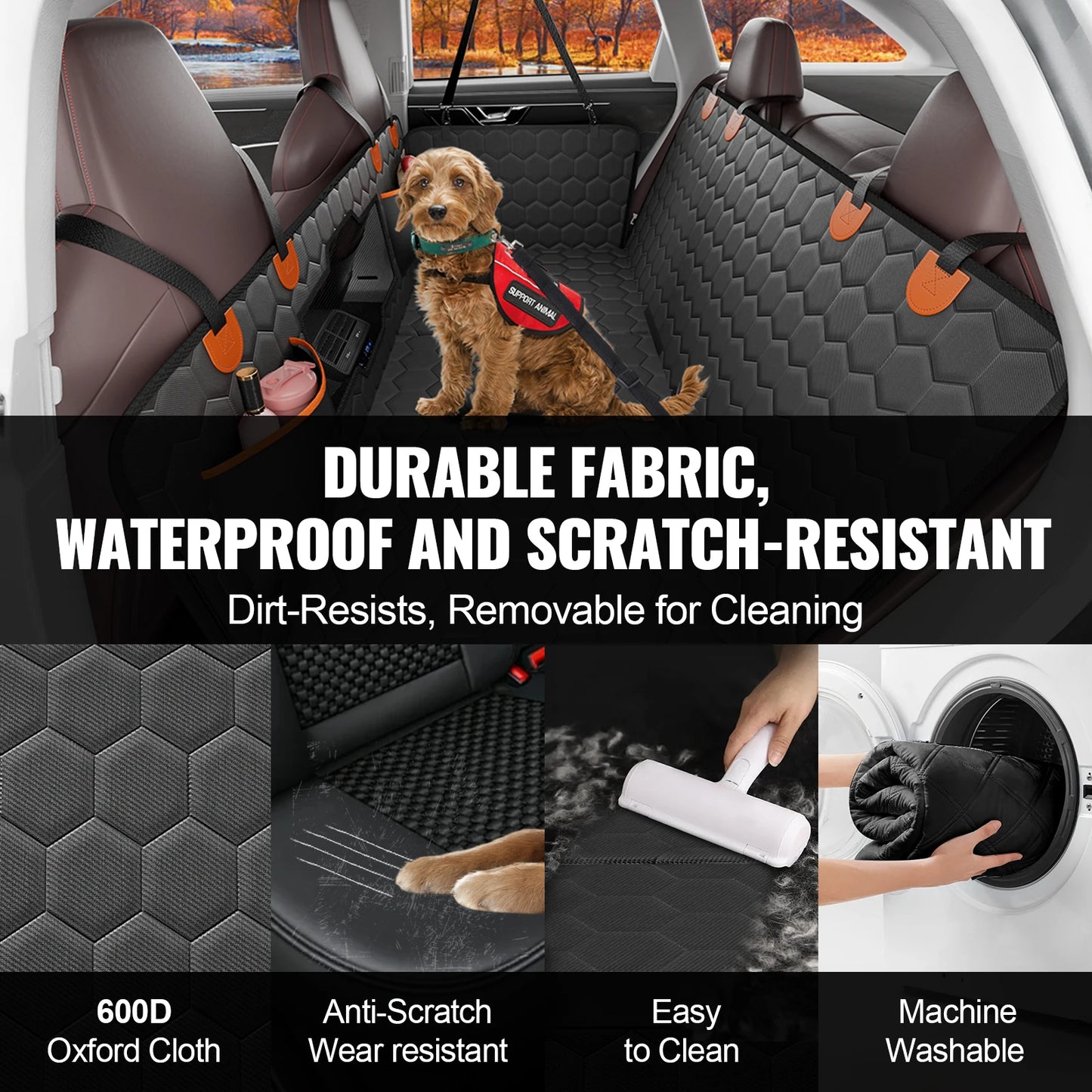 A mesh car seat cover for dogs — supplier photograph 6 of 8