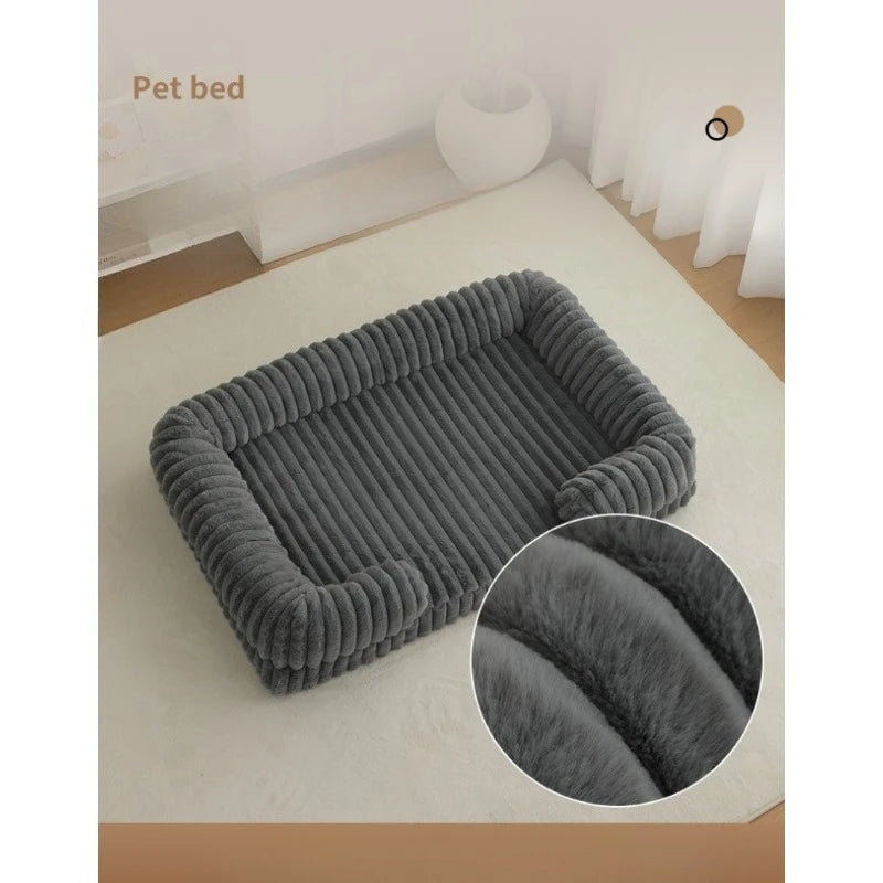 A waterproof corduroy sofa dog bed — supplier photograph 6 of 19
