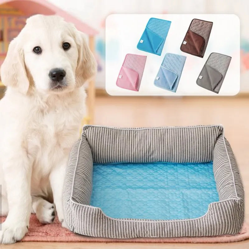 A flat cooling mat for a dog, washable — supplier photograph 3 of 11