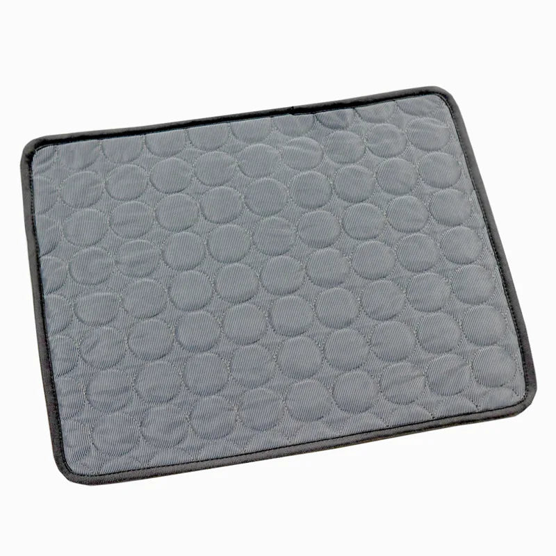 The dark grey colourway of the ice pad cooling dog bed