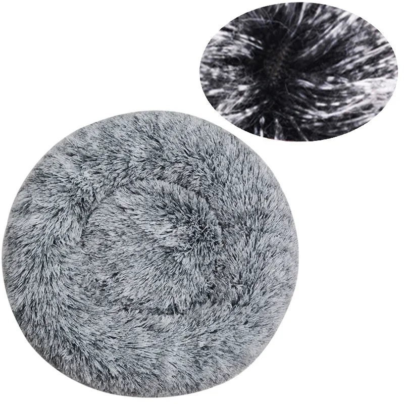 A round dog bed with a raised rim — supplier photograph 12 of 28