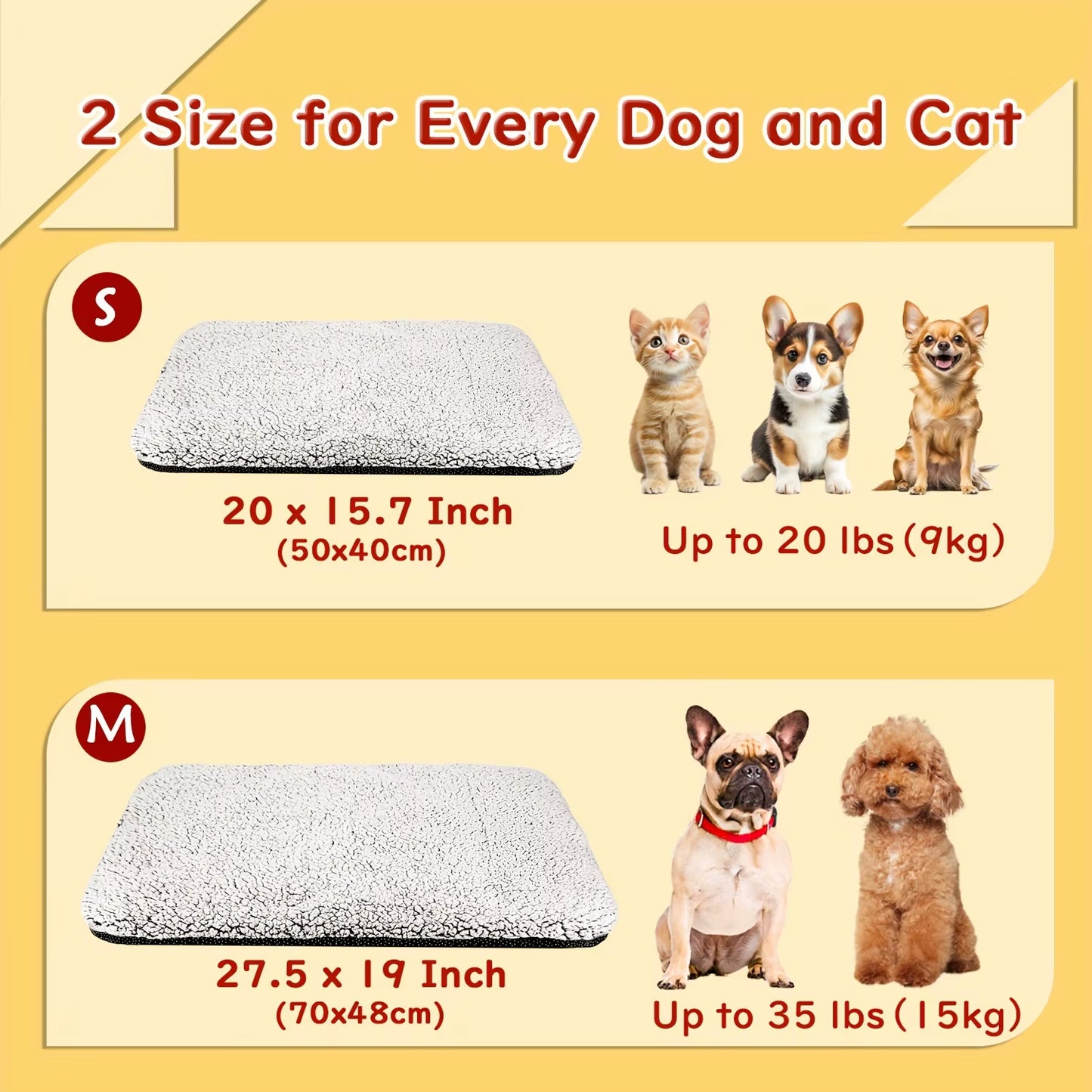 A flat dog bed pad, washable — supplier photograph 4 of 6