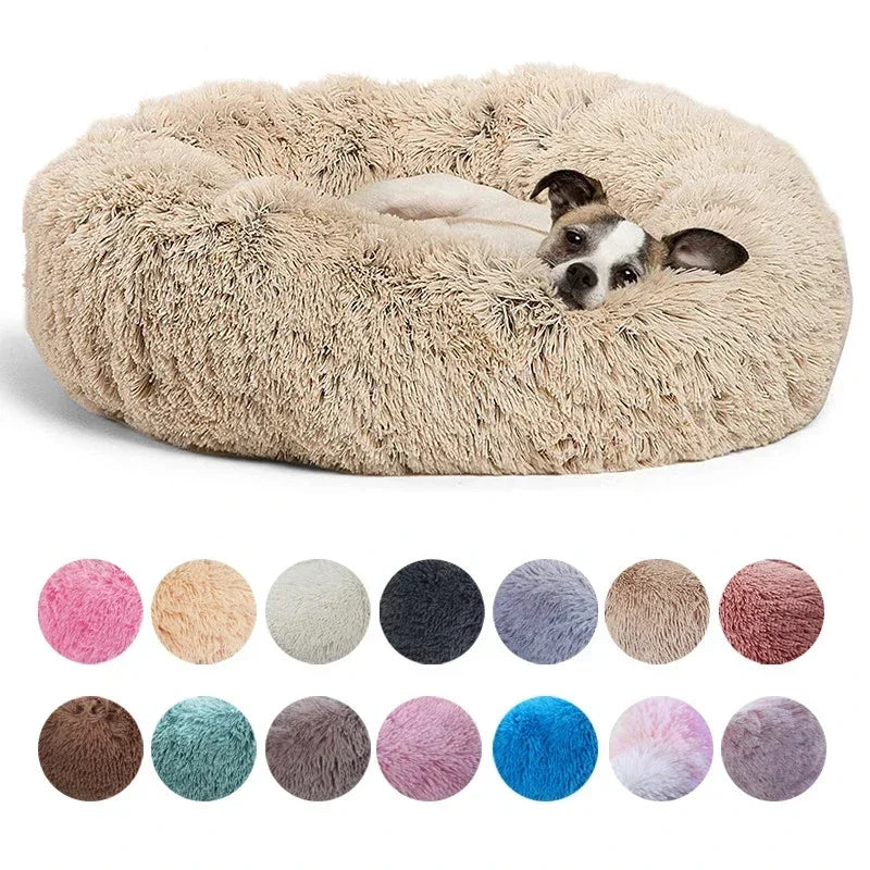 A round dog bed with a raised rim — supplier photograph 2 of 28