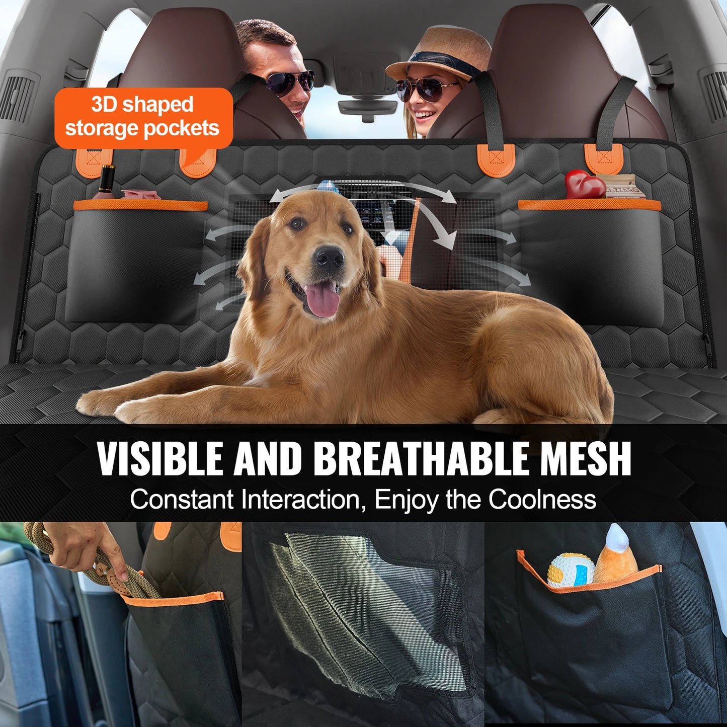 A mesh car seat cover for dogs — supplier photograph 7 of 8