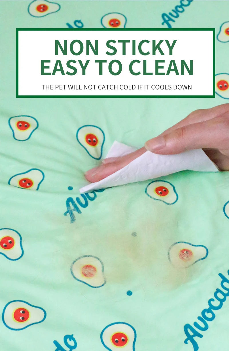 A mint green cooling ice silk mat for dogs — supplier photograph 6 of 8