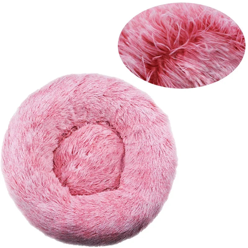 A round dog bed with a raised rim — supplier photograph 11 of 28
