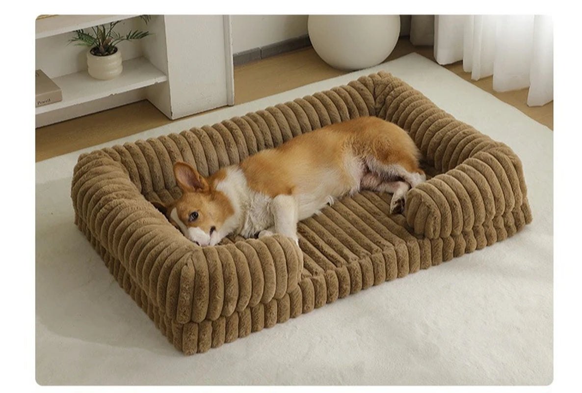 A waterproof corduroy sofa dog bed — supplier photograph 16 of 19