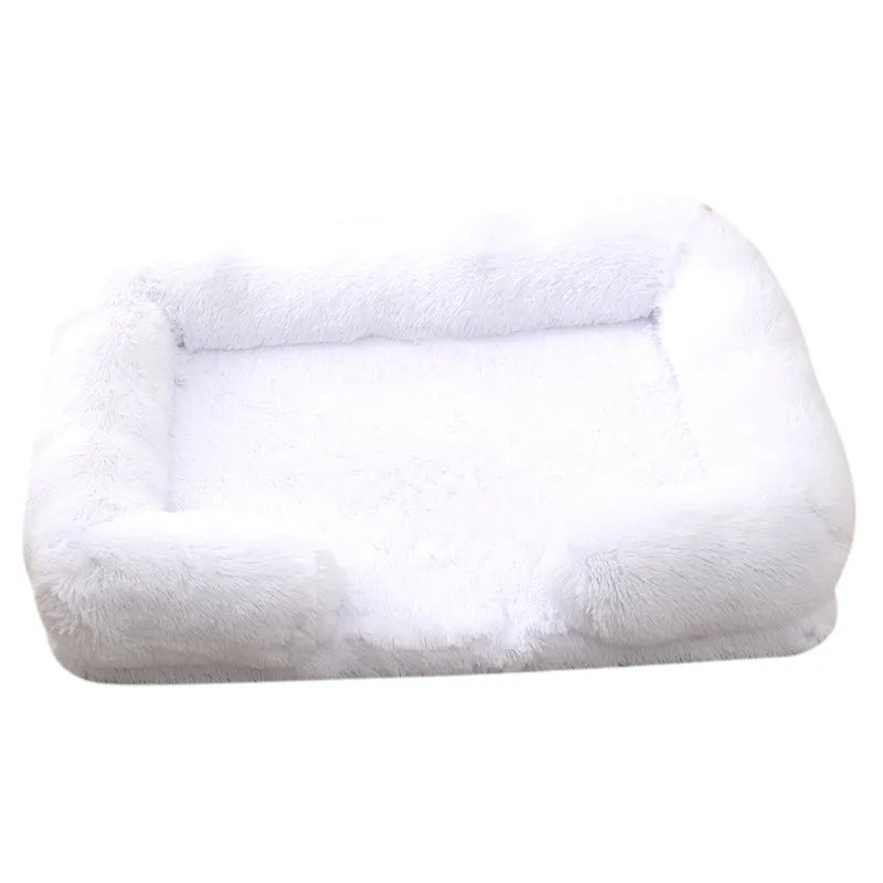 A flat dog bed pad