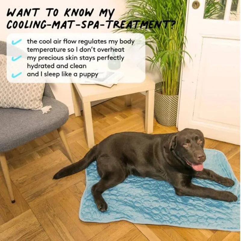 A flat cooling mat for a dog, washable — supplier photograph 5 of 11