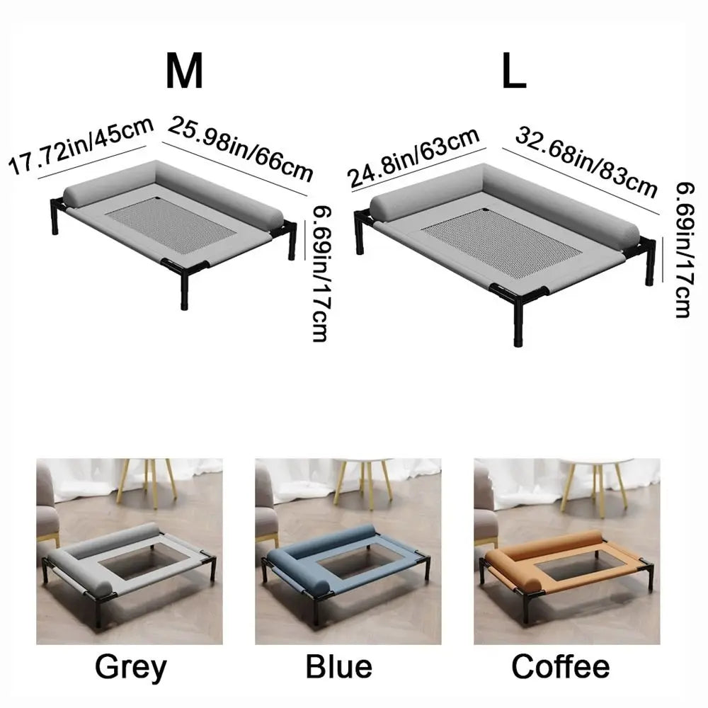 A raised dog bed on legs — supplier photograph 7 of 8
