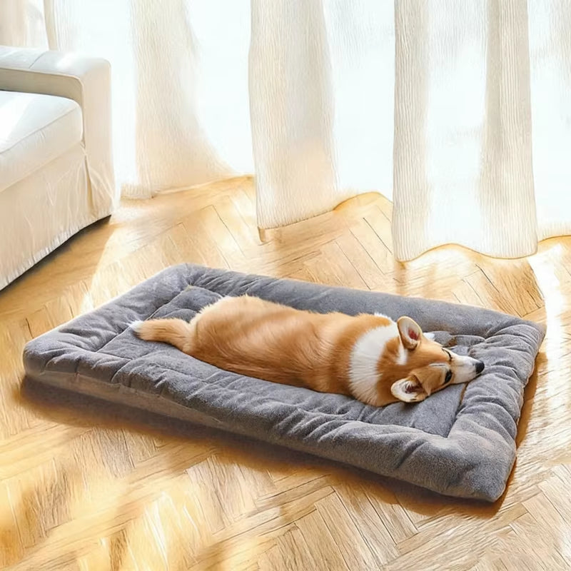 A dog bed with sides on three edges — supplier photograph 3 of 7