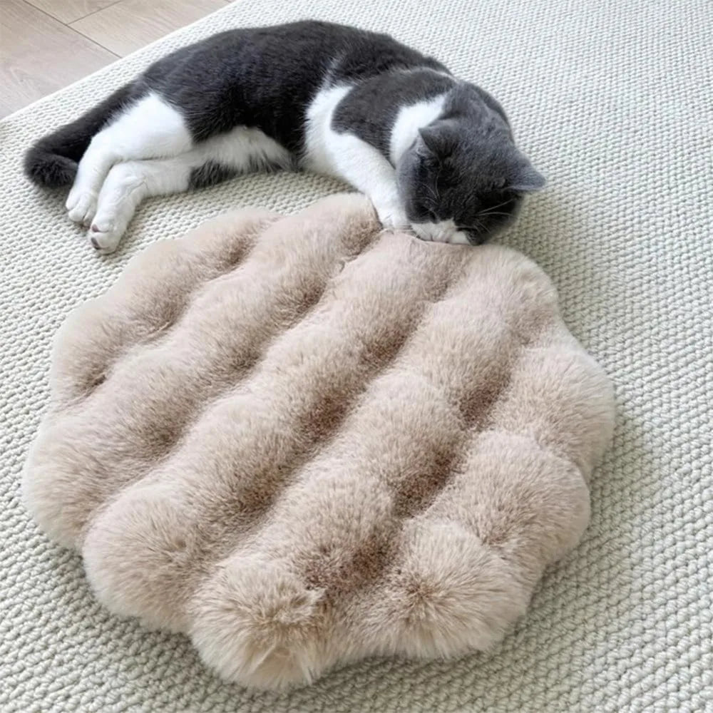 A flat dog bed pad, washable