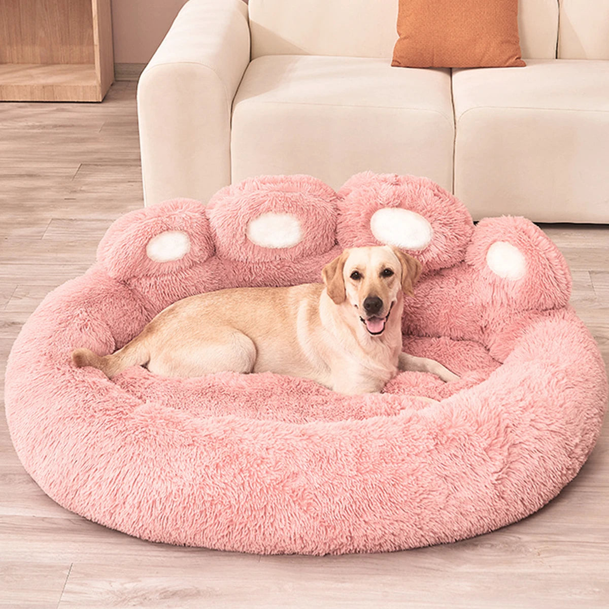A dog bed with sides on three edges — supplier photograph 3 of 9