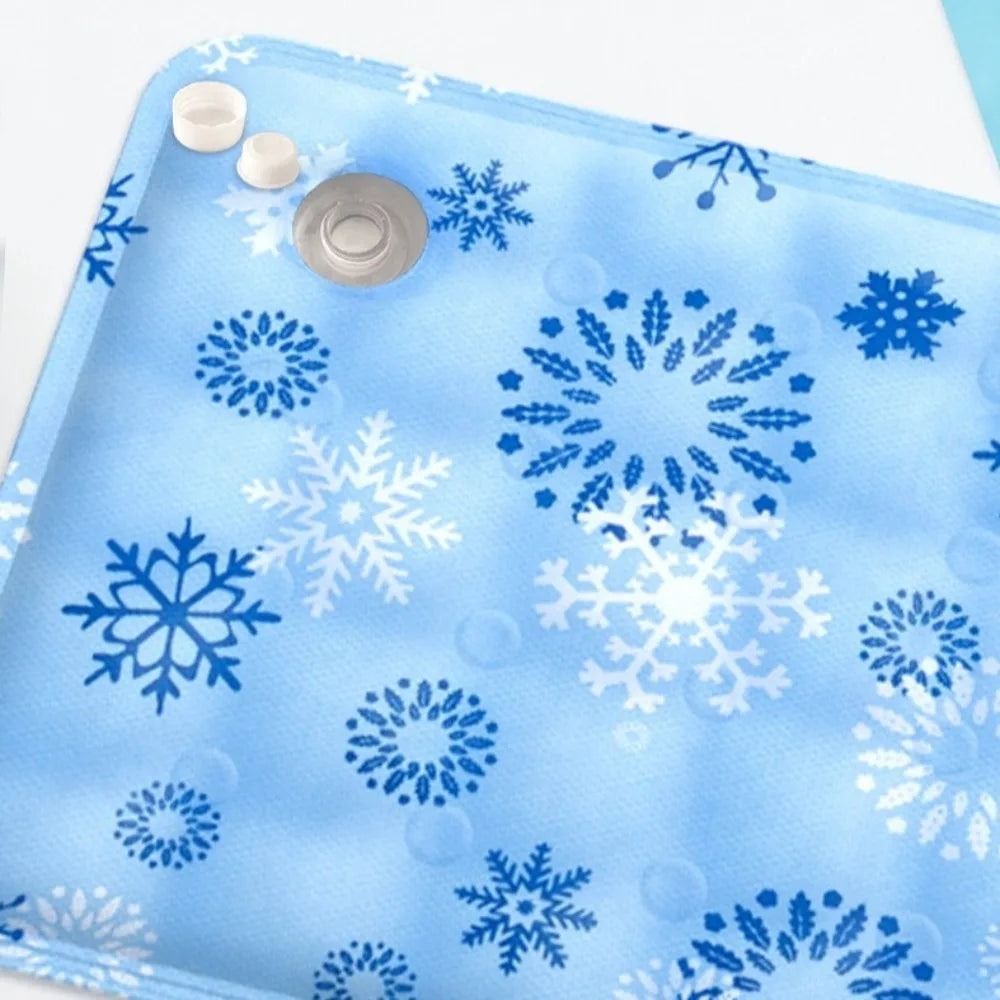 A mint green cooling gel mat for dogs — supplier photograph 3 of 10